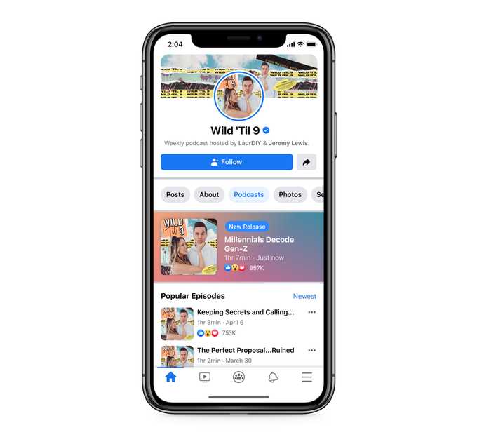 Facebook Podcasts: Soundbites