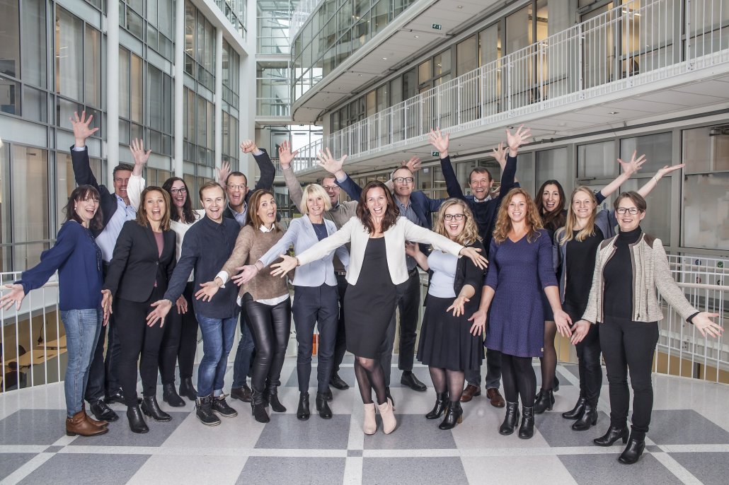 The team of Vaccibody celebrating their recent successes. Click here to article about Vaccibody.