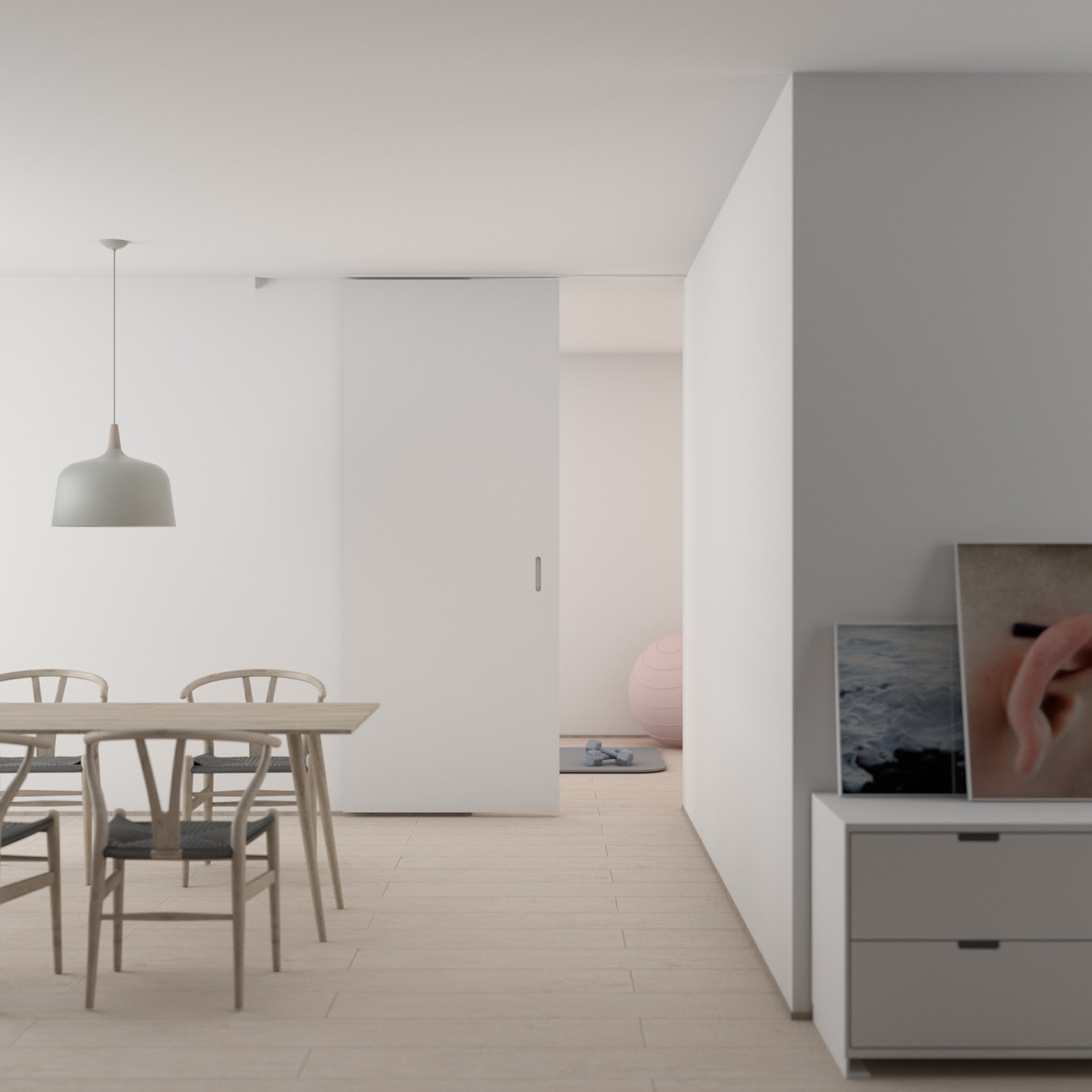 Clean & Staged Home / Dining Area
