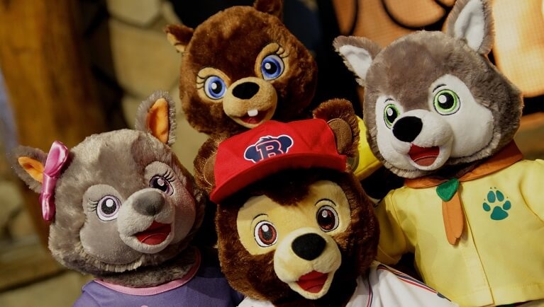 build-a-bear characters from the great wolf lodge