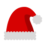 santa hat icon