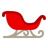 holiday sleigh icon
