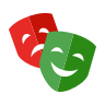 theater masks icon