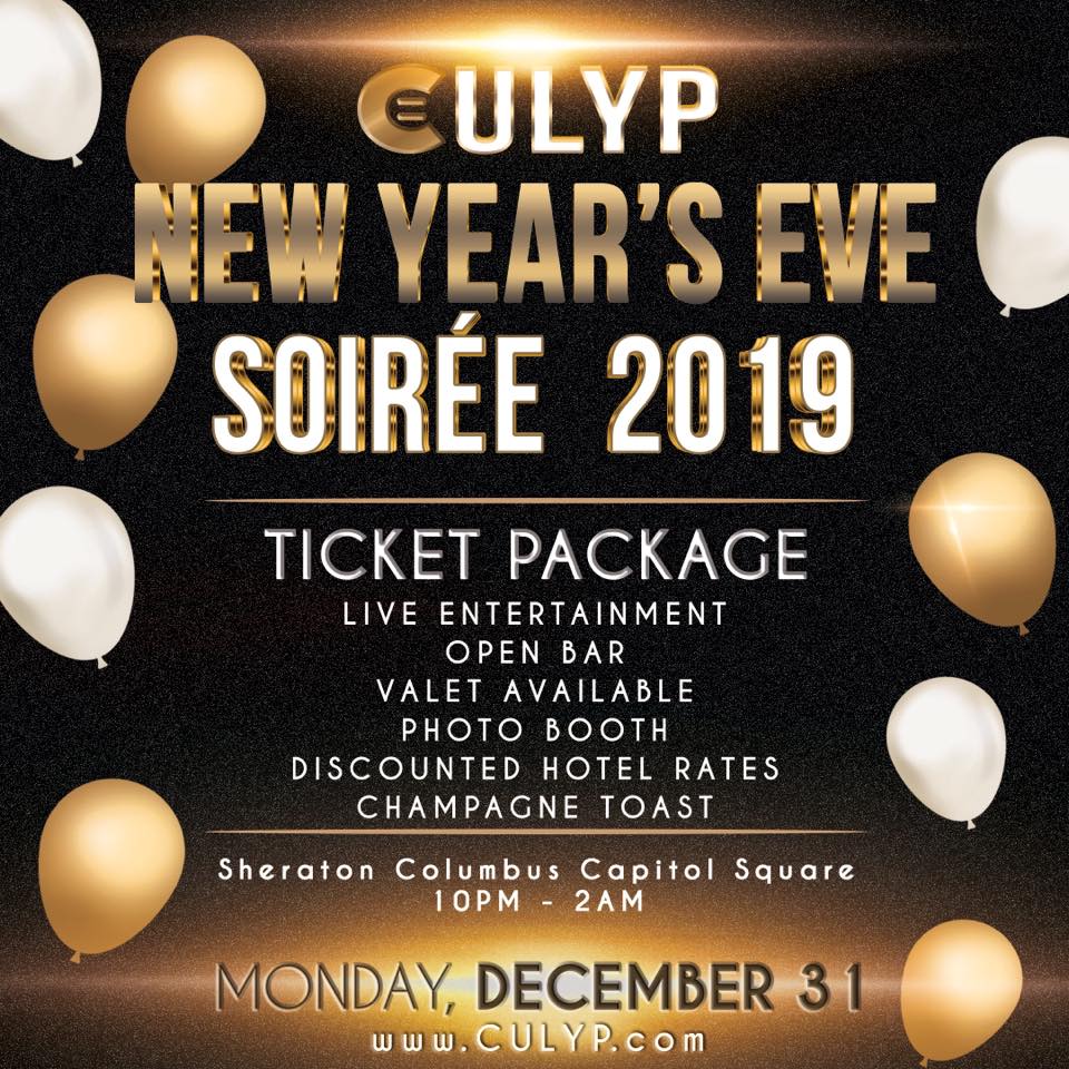 Columbus Urban League Young Professionals NYE Soiree poster