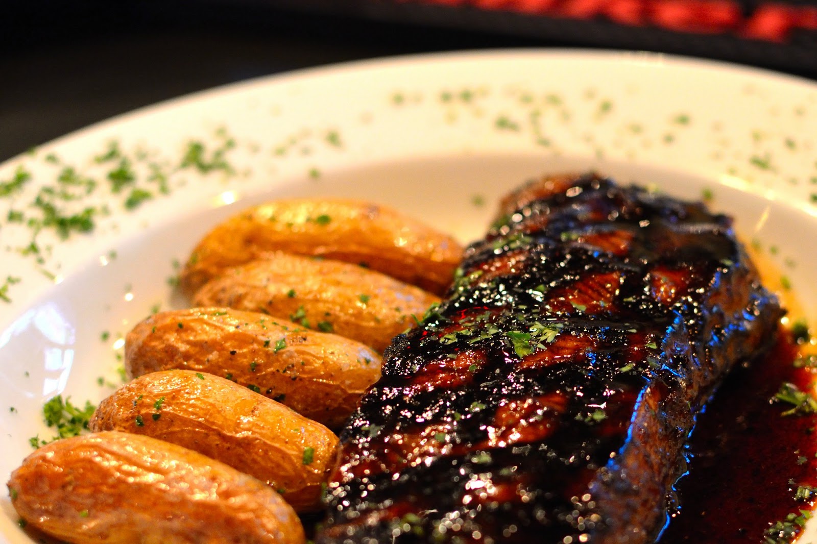 delicious steak and potatoes dish from Gallo's