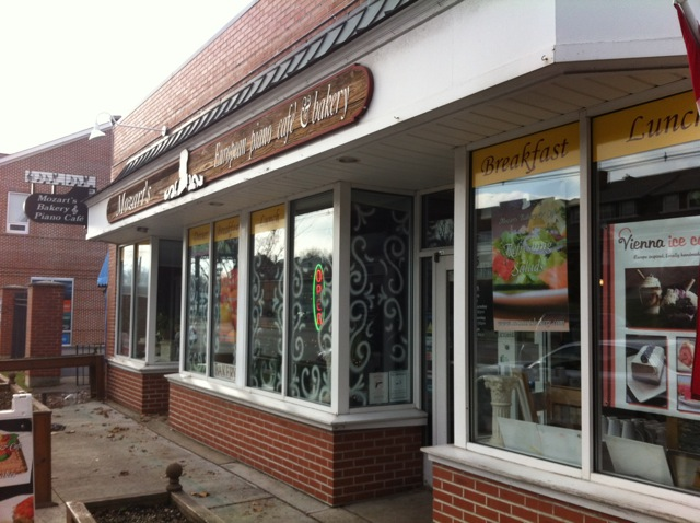 front of Mozart Piano Bakery and Cafe