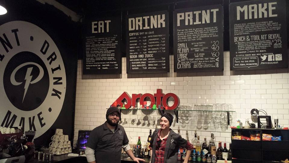 the bar at Proto Buildbar