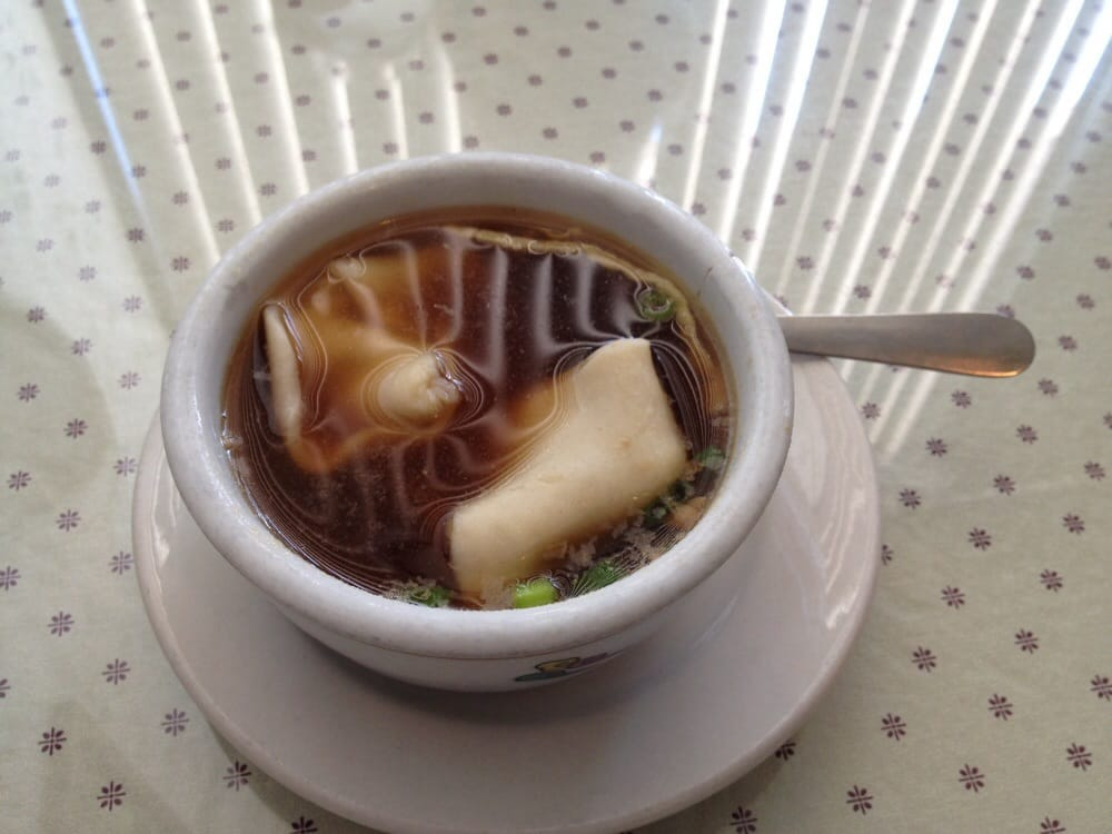 Wonton soup from Bamboo House Restaurant in Circleville