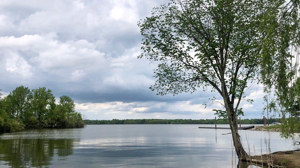 The lake at Alum State Park in Delaware, Ohio