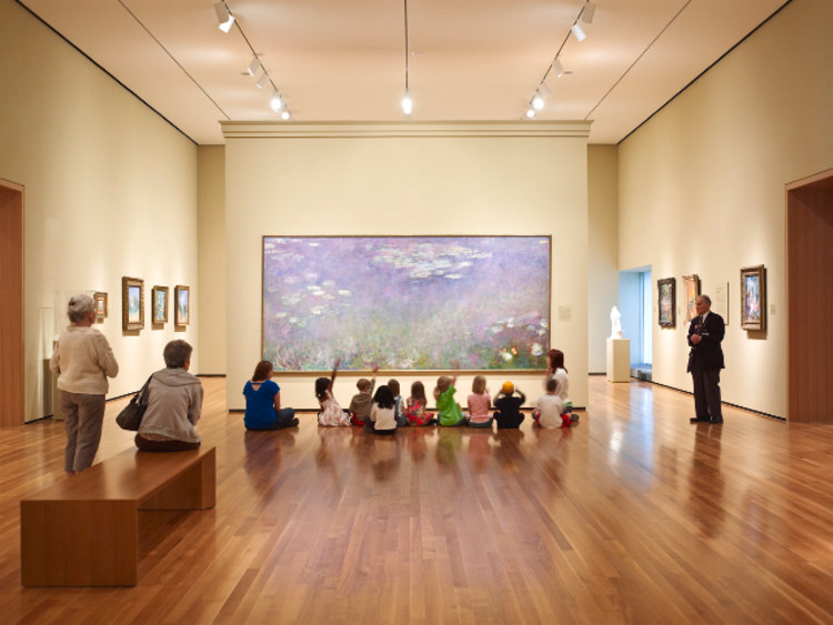 children at museum