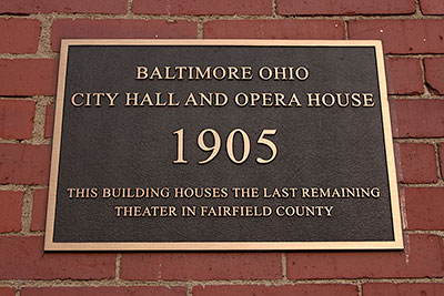 Baltimore Town Hall and Victoria Opera House Plaque
