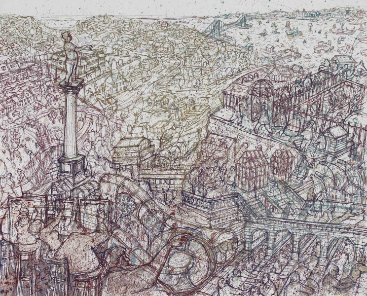 City Of Dreadful Night By Tatha Gallery Scottish Art - 