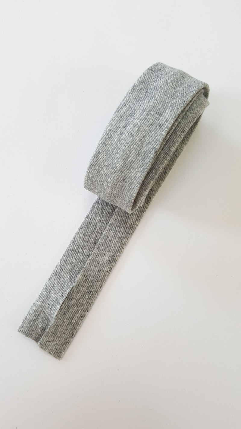 Light Grey Marl Jersey Binding