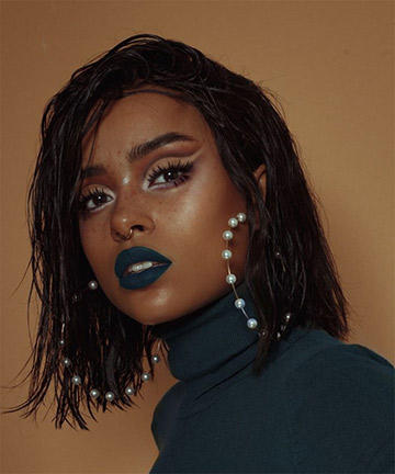 Cool toned make-up - @kali.ledger