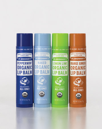 Dr Bronner's lip balm