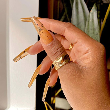 Acrylic nail extensions
