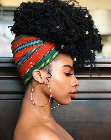 Headscarf hairstyle