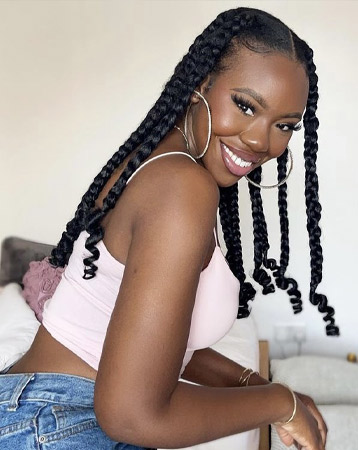Coi Leray braids