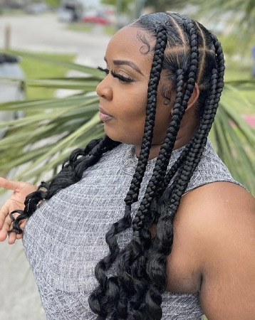 Coi Leray braids