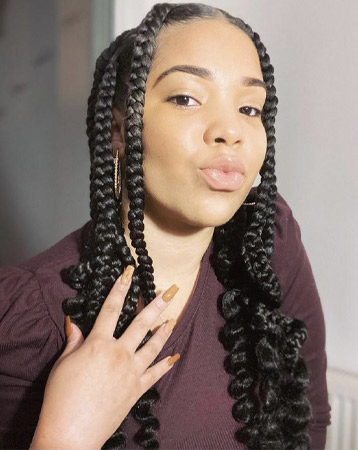 Coi Leray braids