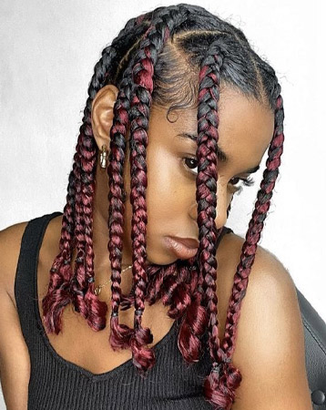 Coi Leray braids
