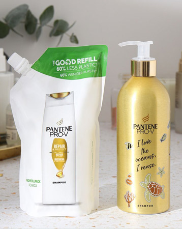 Pantene sustainable packaging