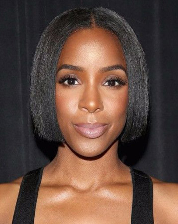 Blunt bob hairstyle