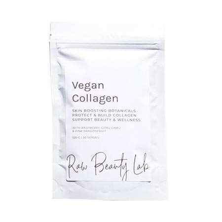 Raw Beauty Lab vegan collage
