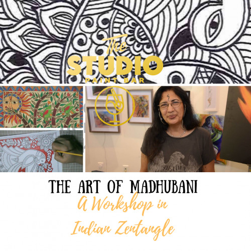Make Your Own Madhubani Magic Mississauga Studio Paint Bar