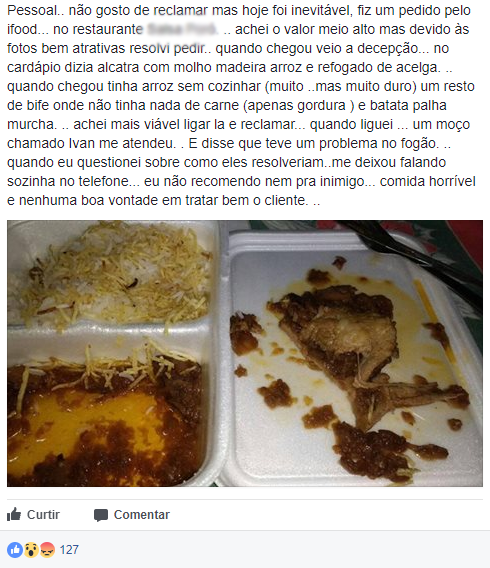 Post de reclamação