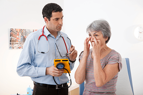 Patient with sinus problems looking for Balloon Sinuplasty Treatments