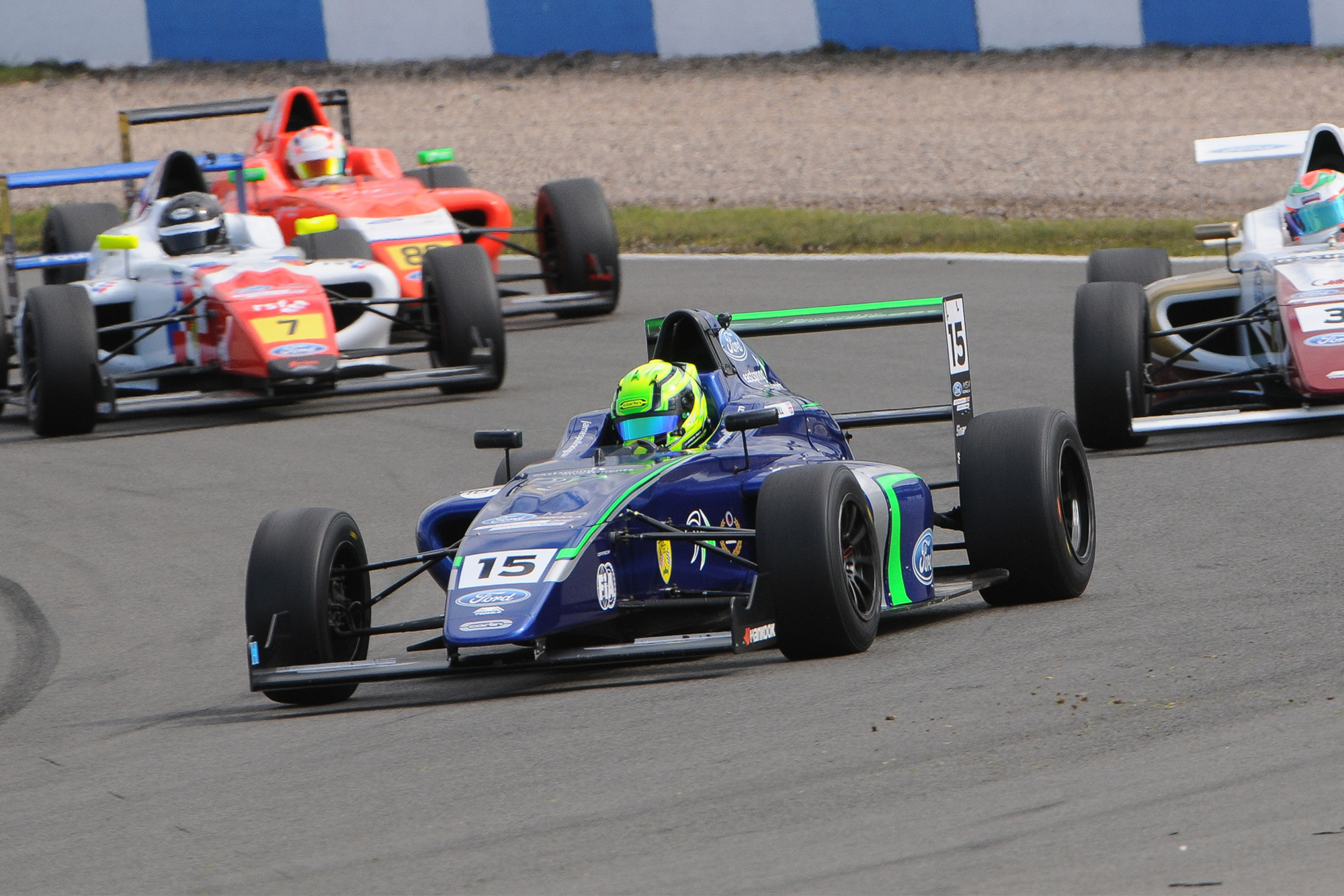 James Pull shows his racing skills after two fourth place finishes in