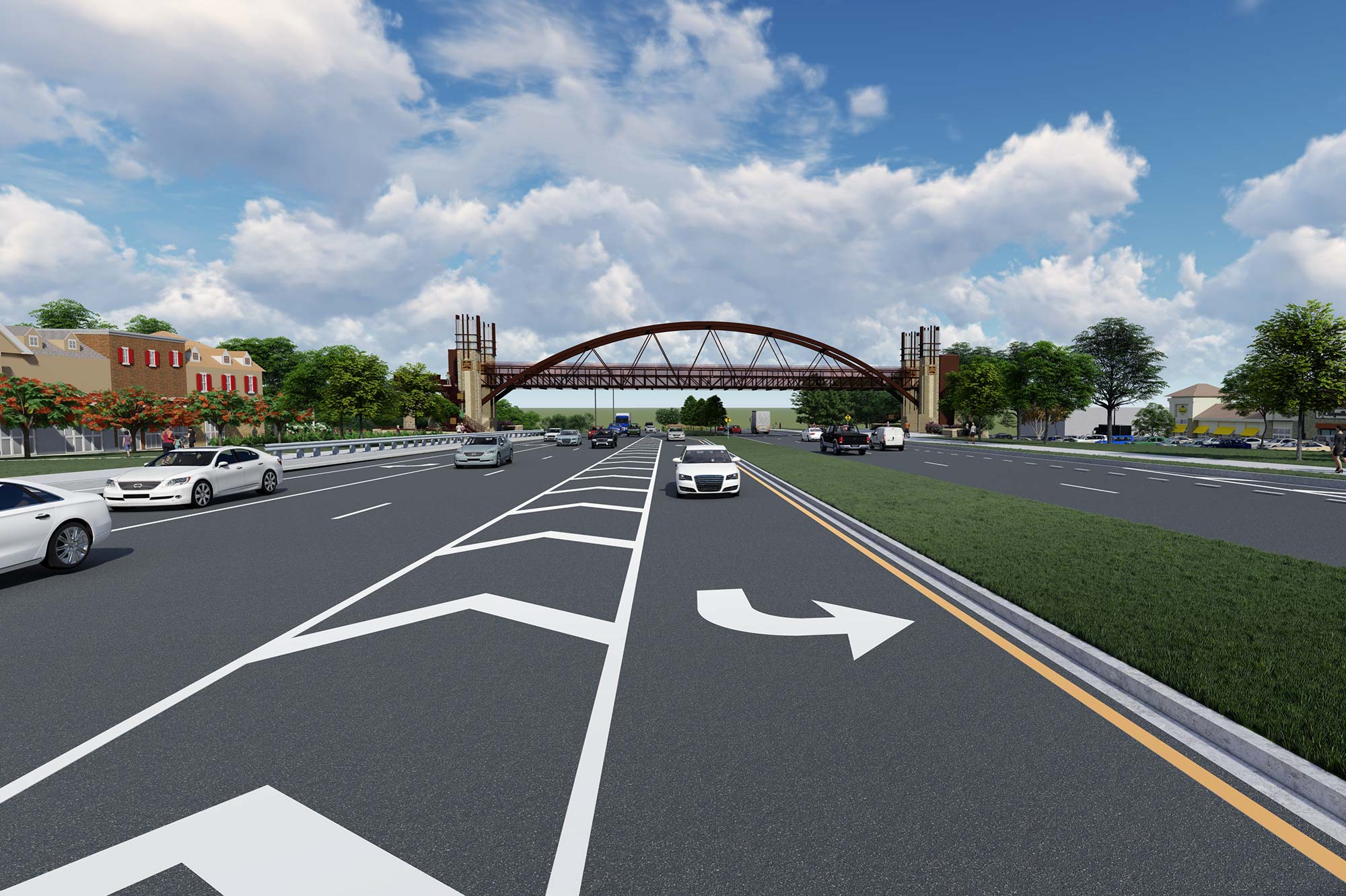 Peachtree Corners Pedestrian Bridge
