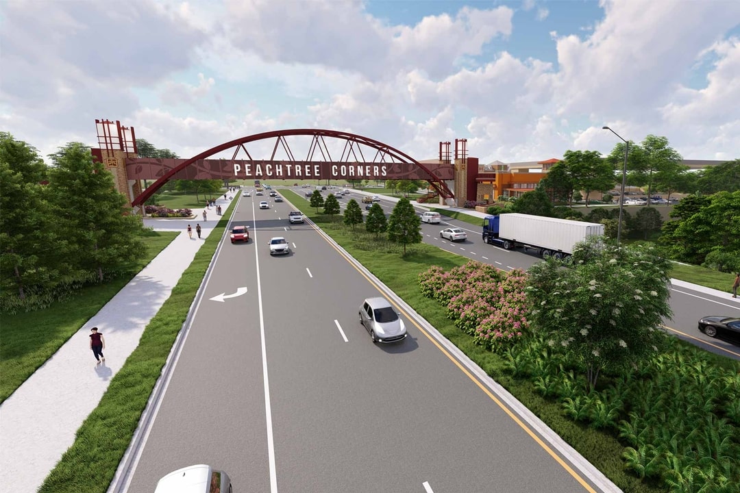 Peachtree Corners Pedestrian Bridge