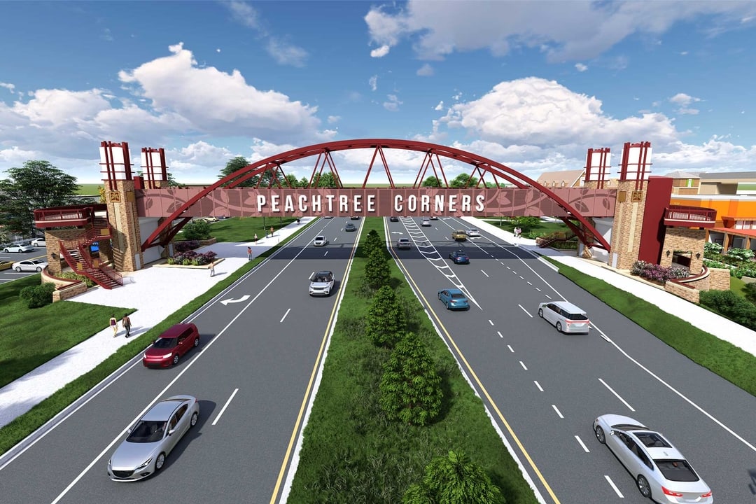 Peachtree Corners Pedestrian Bridge
