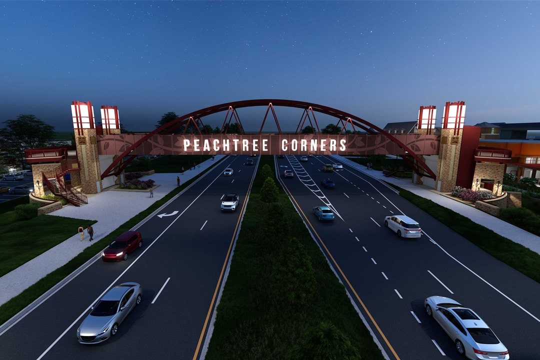 Peachtree Corners Pedestrian Bridge