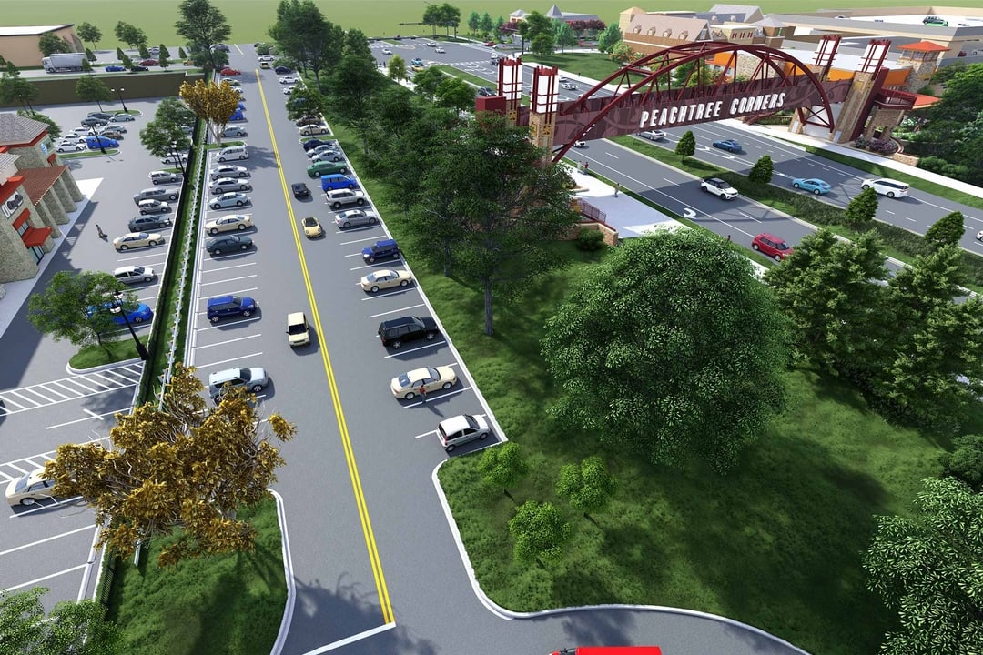 Peachtree Corners Pedestrian Bridge