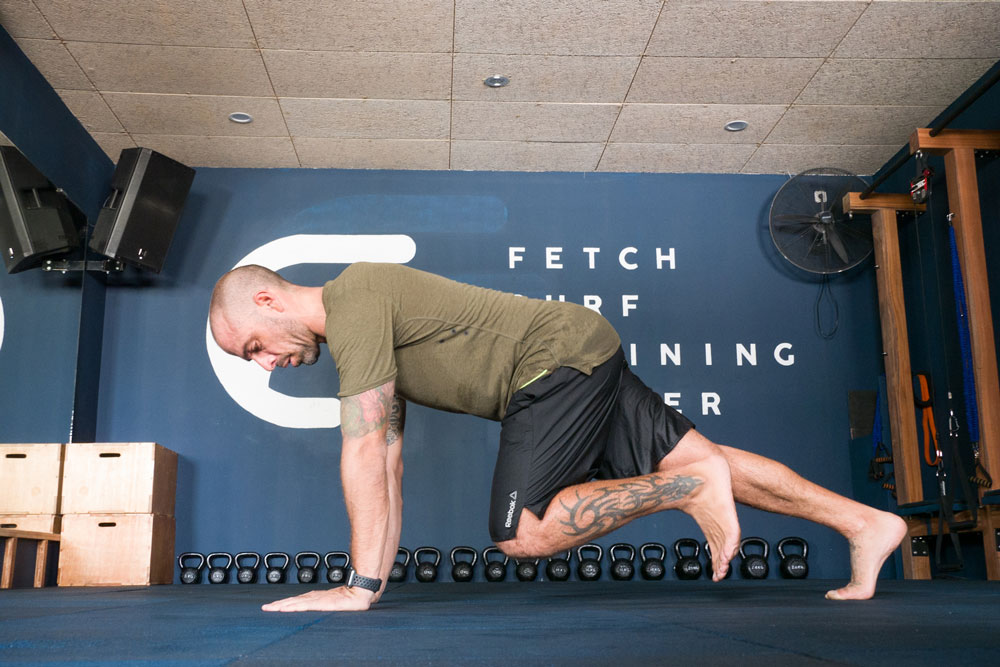Mountain climbers for surfing