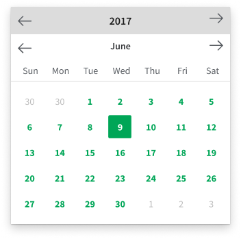 calendar ui