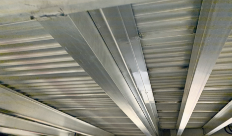 aluminum travel trailer ceiling beams