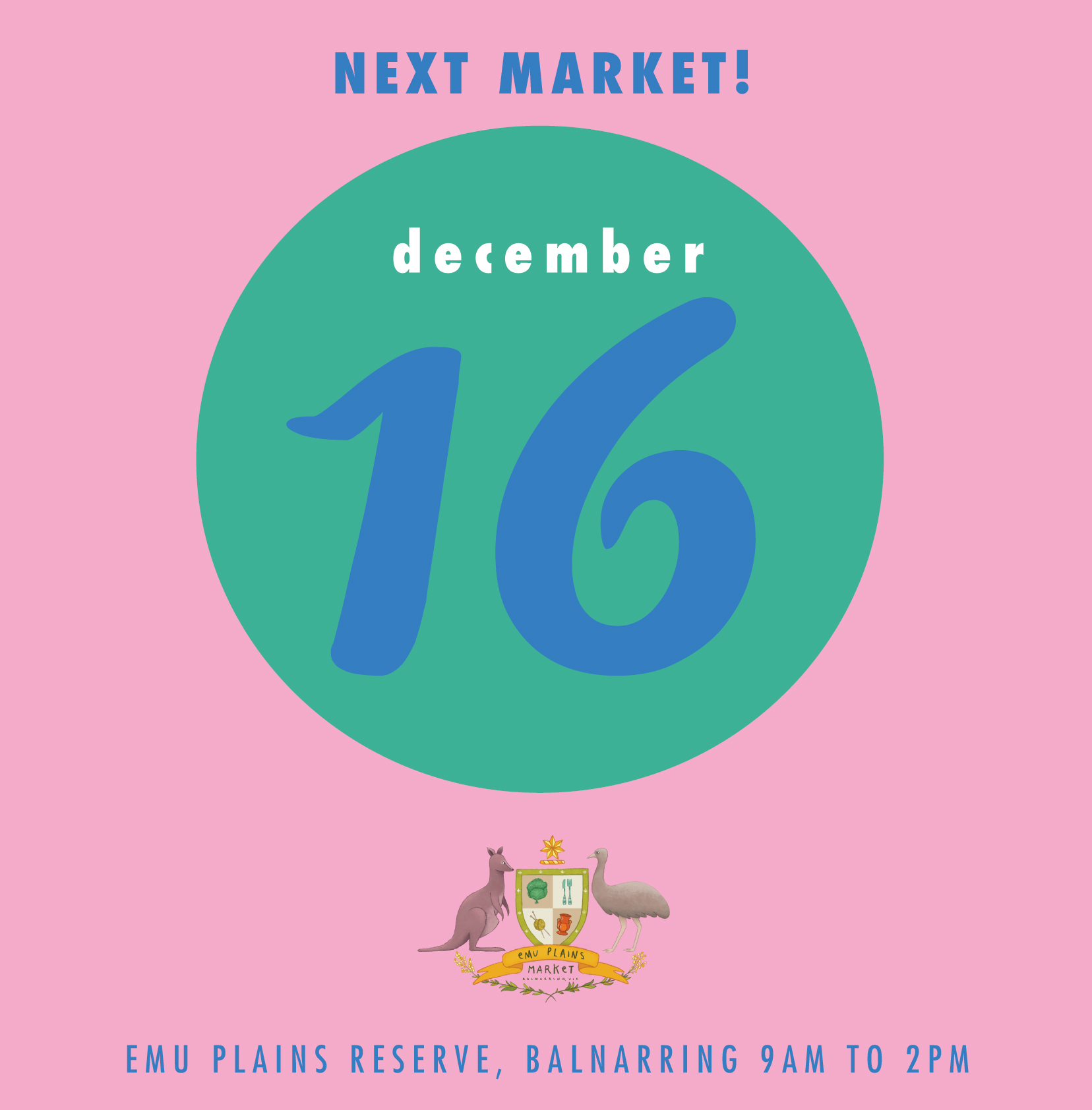 SEE YOU THIS SATURDAY!