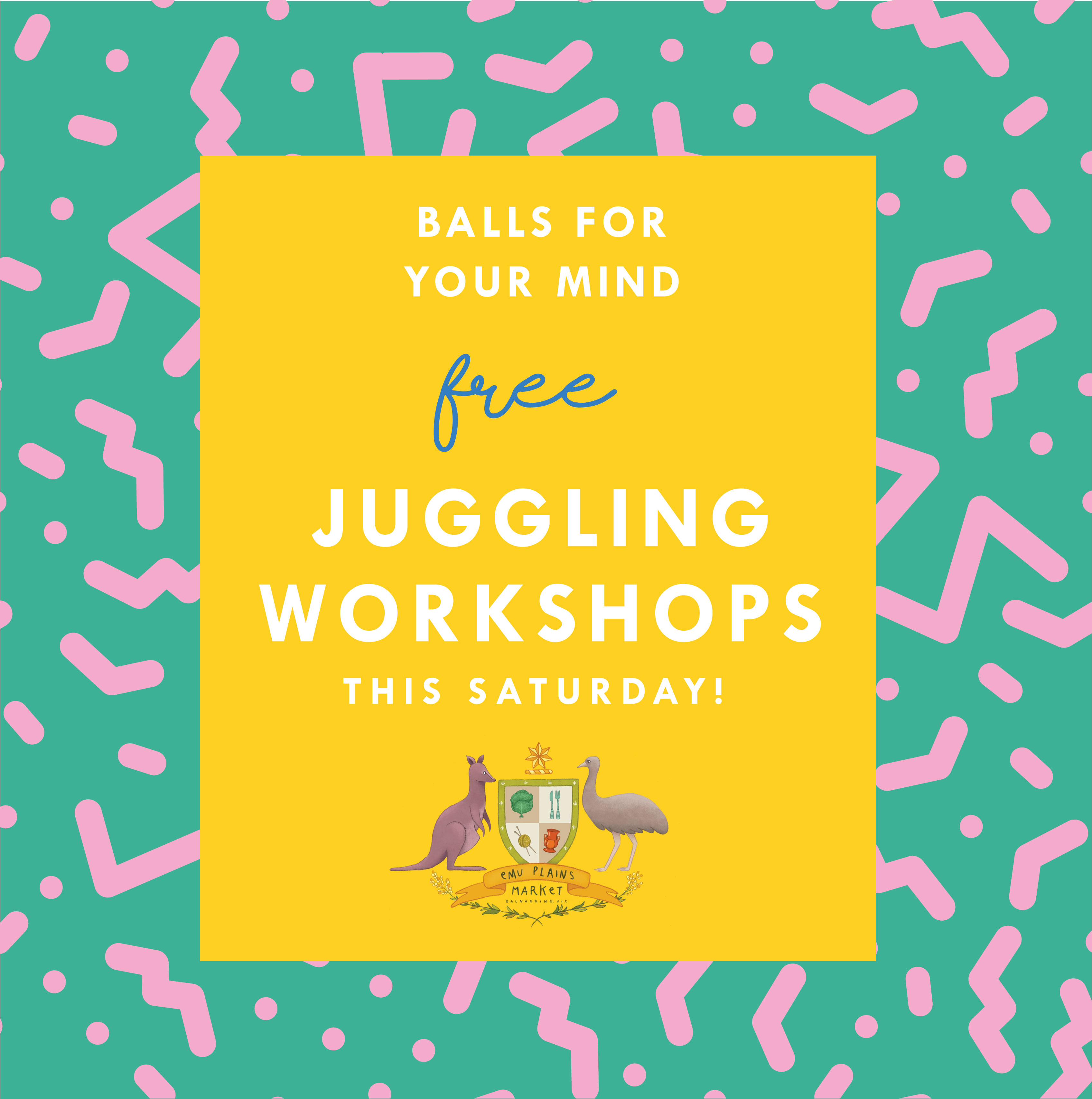 workshop: juggling @ The EPM This Saturday