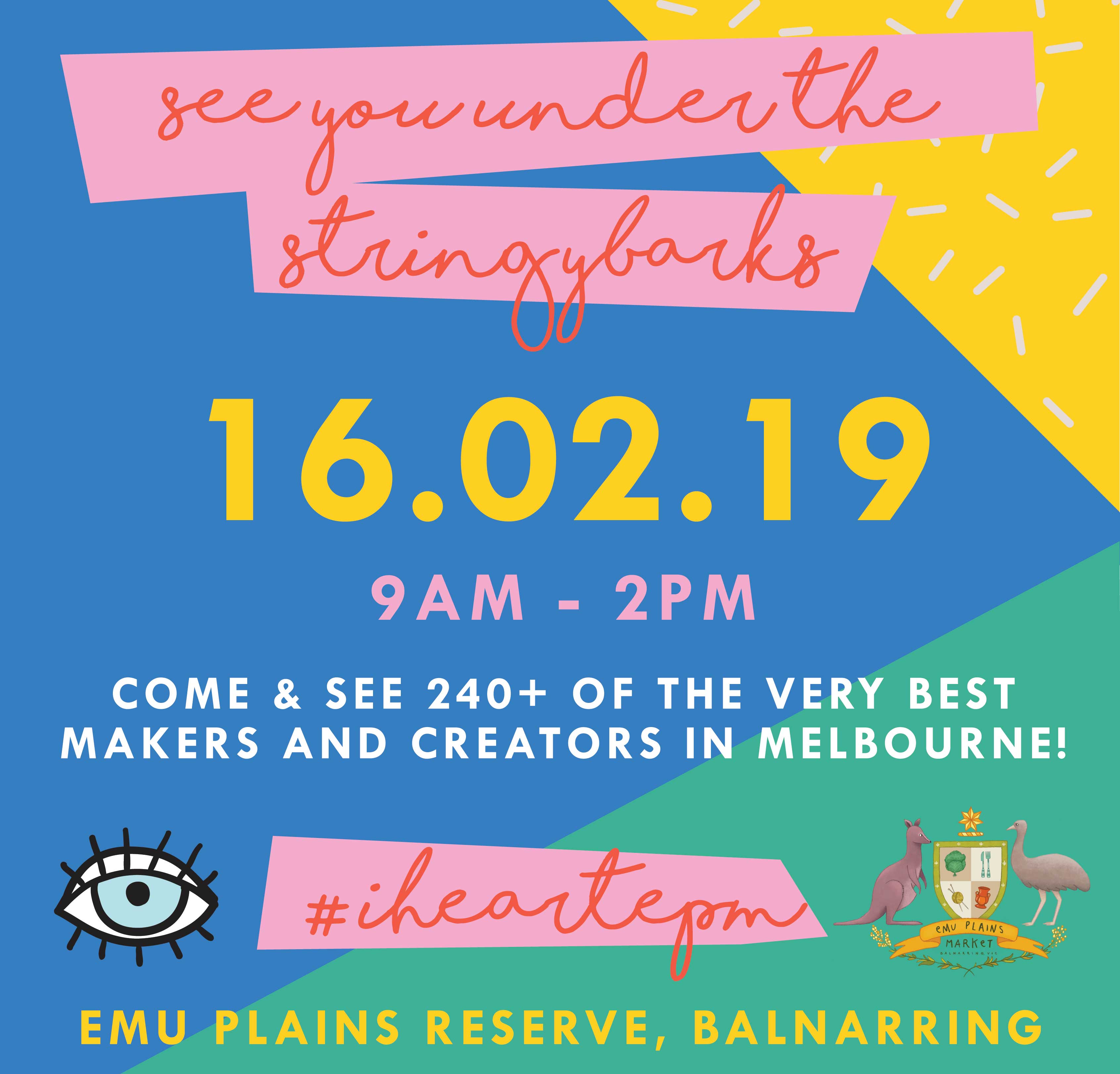 See you under the #stringybarks for a fab feb market!