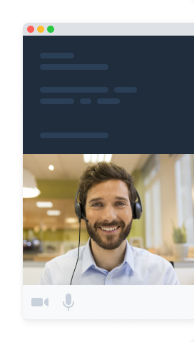 Embed prebuilt video widget illustration