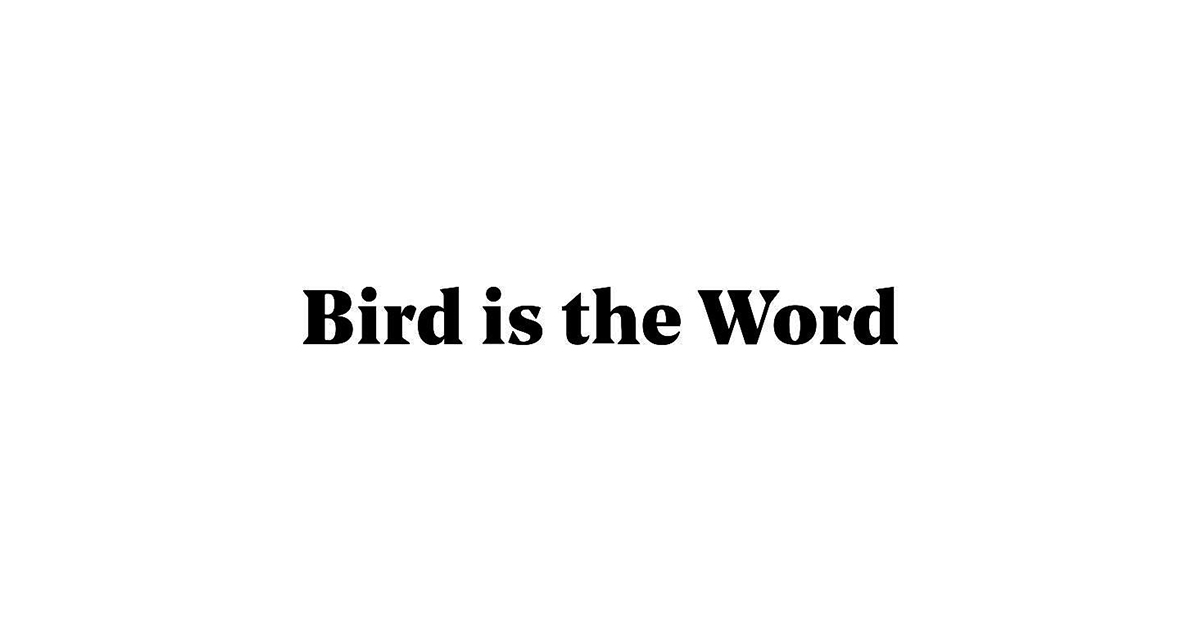 Bird is the Word
