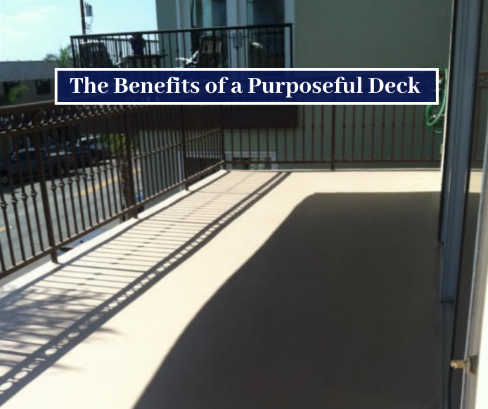 benefits of deck
