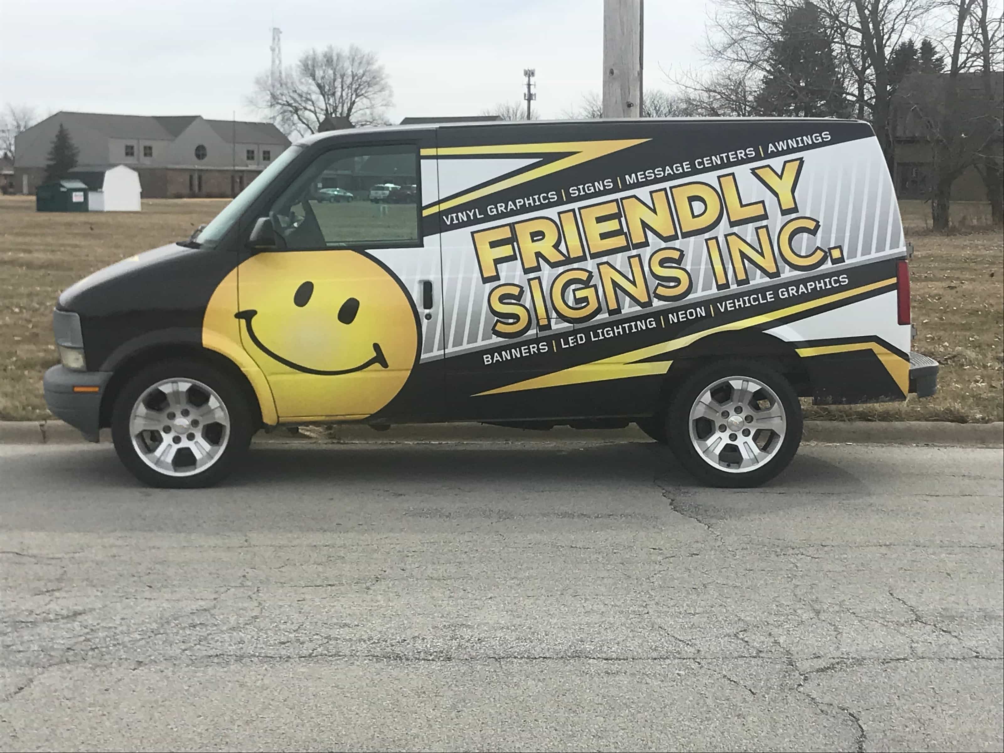 Vehicle Wraps Friendly Signs inc Kankakee IL