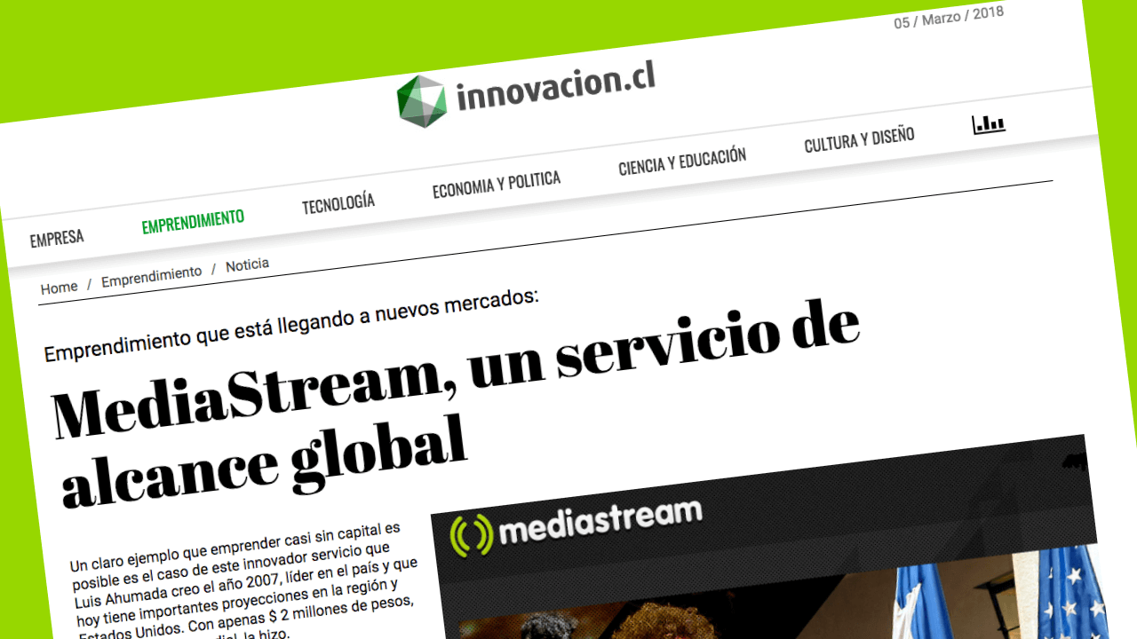 Mediastream alcance global