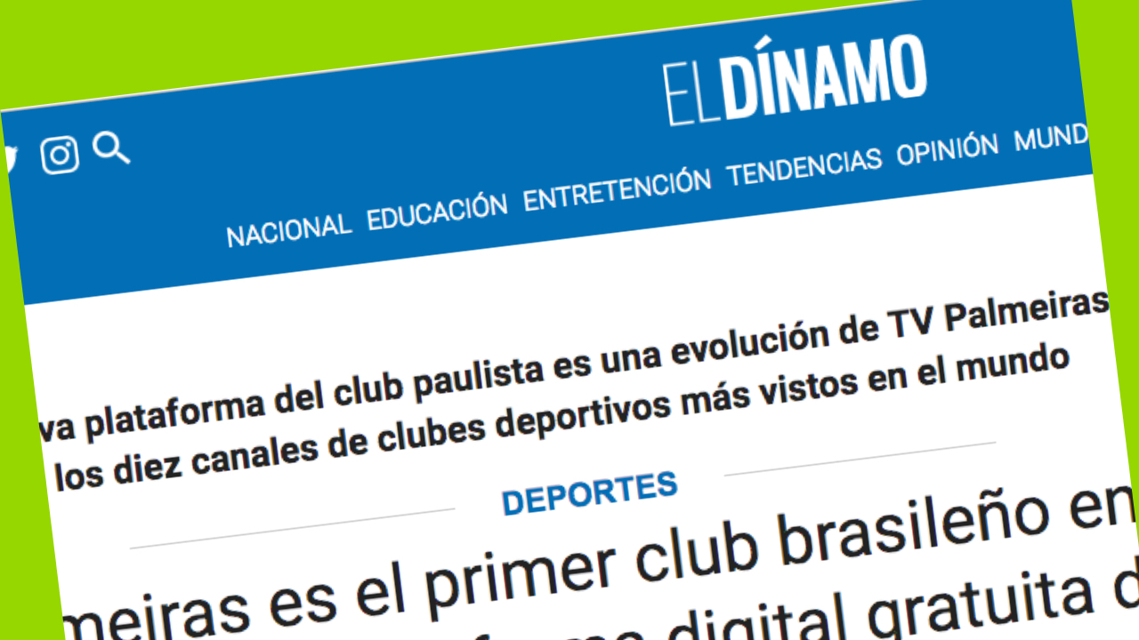 TVPalmeiras Play OTT desarrollada por Mediastream