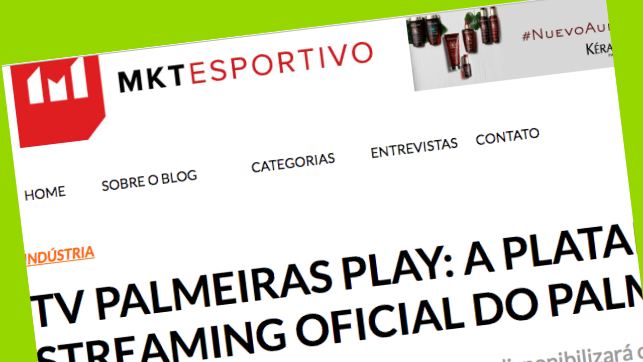 TVPalmeiras Play OTT desarrollada por Mediastream